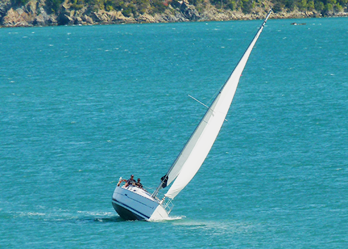 superyacht in marlborough sounds